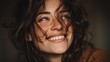 © Jakael - Radiant portrait of a joyful young woman with freckles and a bright smile