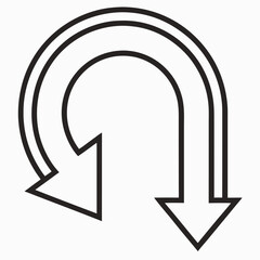 arrow icon vector