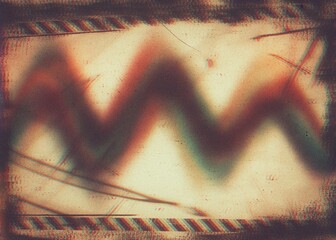 Wall Mural - abstract grainy light leaks photo overlay effect, film grain texture filter with scratches noise dus