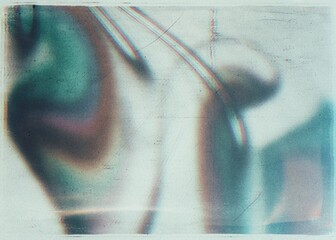 Wall Mural - abstract grainy light leaks photo overlay effect, film grain texture filter with scratches noise dus