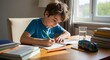 © Toriq - Boy studying at home