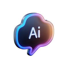 3D cloud icon, 