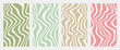 © VectorVista - Groovy Abstract Wavy Pattern Background Collection in Retro Y2K Style