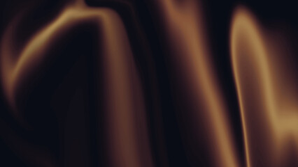 Wall Mural - luminous shapes of a golden-brown color on a dark, charcoal background.