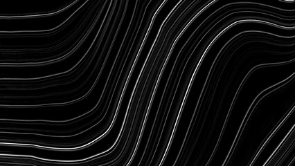 Wall Mural - smooth, flowing pattern of black, gray, and white.