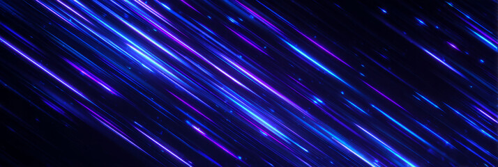 Wall Mural - bold glowing light bursts and diagonal neon lines creating energetic motion