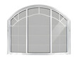 © MOHSENA - Arched Window with Transom and Grid Design
