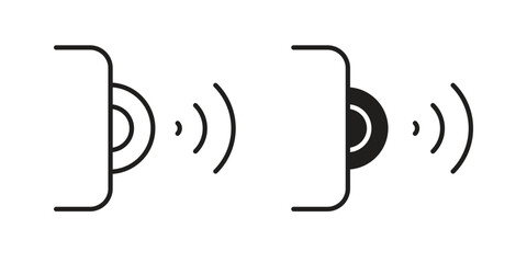 Infrared icon sign symbol and flat style for app, web and digital design.