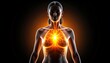 © Budi - Glowing Human Lungs Anatomy Illustration