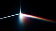 © RaptorWoman - A vivid spectrum of colors emerges from a prism, casting a rainbow on a dark textured surface.