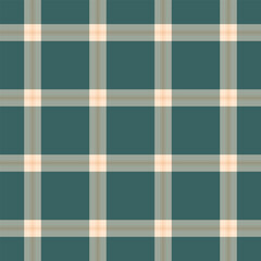 Poster - Subtle teal and peach plaid pattern.  Perfect for textile design, website backgrounds, or scrapbooking.  This calming, minimalist design evokes a sense of tranquility and order.