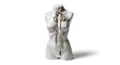 © Ilham A - A glossy white headless female mannequin torso with a beige rope tied in a bow around its neck.