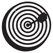 © dara - icon target with arrow