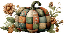 Folk Art Patchwork Pumpkin Free Stock Photo - Public Domain Pictures