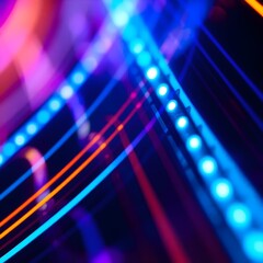 Wall Mural - abstract background with colorful lights
