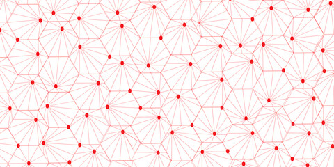 Abstract of simple red line triangle pattern geometric background .white background creative and geometric shape with white luxury pattern .Gray and white geometric background with low poly triangle
