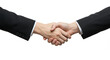 © suanang - Business handshake symbolizing agreement and partnership on white background