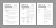 © afsar - Minimal resume and cover letter design template, professional cv design