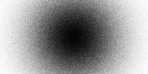 Wall Mural - Dotwork gradient pattern vector background. Black noise stipple dots. Sand grain effect. Black dots grunge banner. Abstract noise dotwork pattern.