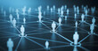 © Afsana - Network of Interconnected Individuals: Depicting a network of interconnected individuals, illustrating the concept of global connectivity and communication.