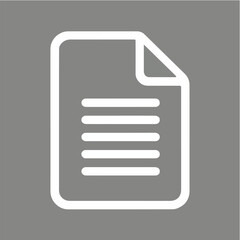 Wall Mural - Clean and modern vector  document file icon vector illustration for download and use in your projects now