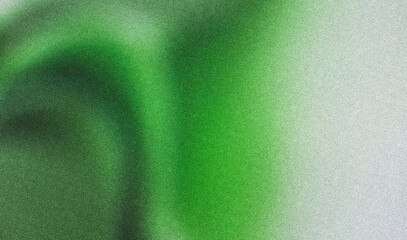 Poster - Gradient background green colors with noise effect Grain Wallpaper Grainy noisy textured blurry texture abstract Digital noise gradient. Nostalgia, vintage 70s, 80s style. Abstract lo-fi background.