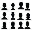 © Mortaja - Business people, set of vector silhouettes