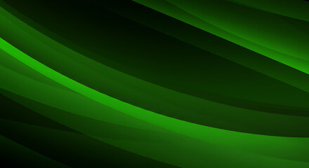 Wall Mural - sleek green gradient wallpaper with implied geometric shapes for a futuristic aesthetic.