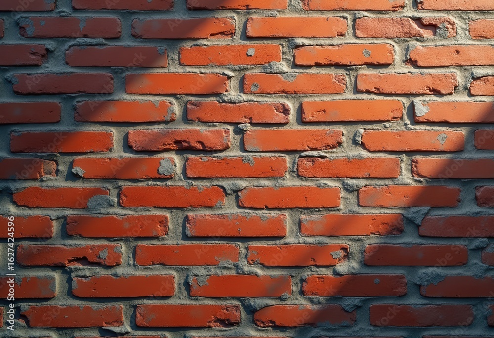 weathered red brick wall close texture architectural detail rustic ...