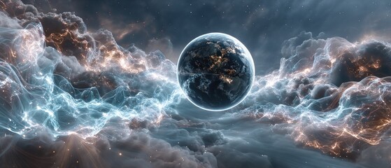 cosmic planet nebula