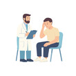 © Noy - Doctor Patient Consultation Illustration for Healthcare and Medical Website Design