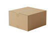 © Shanum - A plain cardboard box sits on a clean surface, ready for shipping or storage