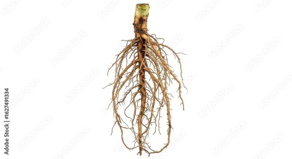 Plant Roots System Closeup Stock Photo | Adobe Stock