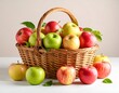 © CHOISH - 다양한 색깔의 사과 바구니 Basket of Colorful Apples