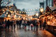 © Fire Light - Festive Christmas market, blurred motion