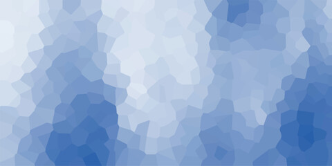 Aufkleber - Abstract blue mosaic background with polygonal shapes for graphic design projects and digital art