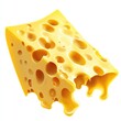 © Olla - A slice of melted cheese with holes