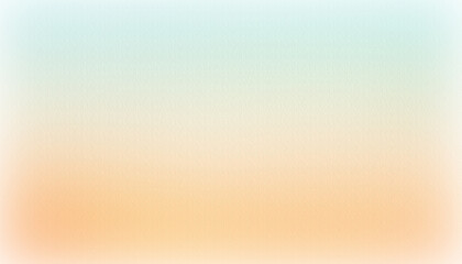 Poster - Subtle Blend of Serenity and Warmth A Gradient Composition of Light Blue Peach and White Hues Smooth Transition with a Delicate Touch of Texture Creates a Calming Ambience