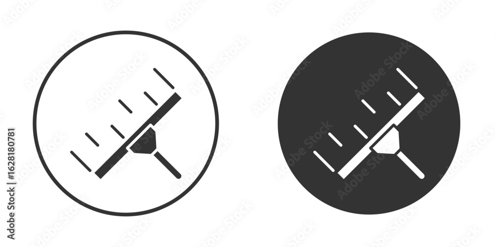 Window squeegee icon concept, simple flat design. Clipart vecot in ...