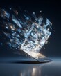 © LeNo - Frammentazione digitale: Esplosione di un laptop