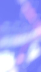Wall Mural - vertical blue bokeh blur abstract background 4k loop features blue, purple, and white gradient color