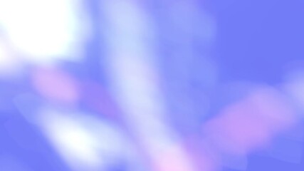 Wall Mural - blue bokeh blur abstract background 4k loop features blue, purple, and white gradient colors shiftin