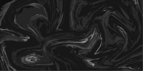 Wall Mural - abstract dark fluid background composed of swirling black and grey tones. marbled texture features g