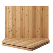 © Irina - Natural light wood planks arranged in a modern interior space  isolate on a transparent background