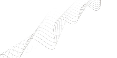 Poster - minimalist abstract background featuring wavy converging and diverging white background creating a flowing pattern design for modern and creative wavey design.