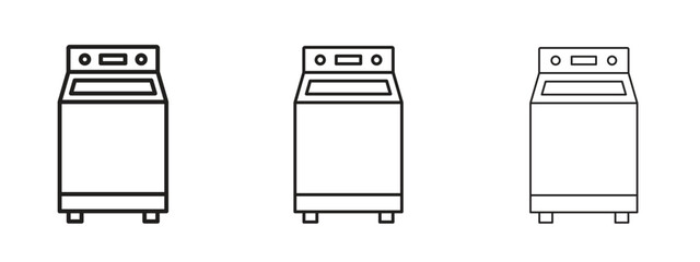 Top load washer icon element Illustration. Trendy Symbol for Design