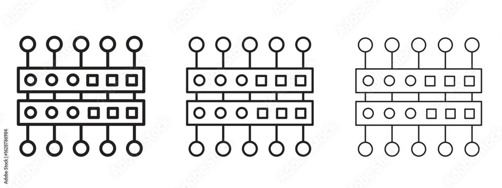 Proxy server icon element Illustration. Trendy Symbol for Design Stock ...