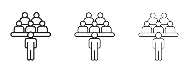 Committee icon element Illustration. Trendy Symbol for Design