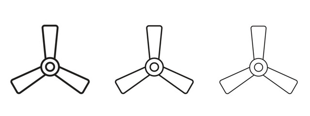 Ceiling fan icon element Illustration. Trendy Symbol for Design