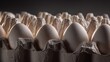 © yasiryasir - Close-up of eggs in carton